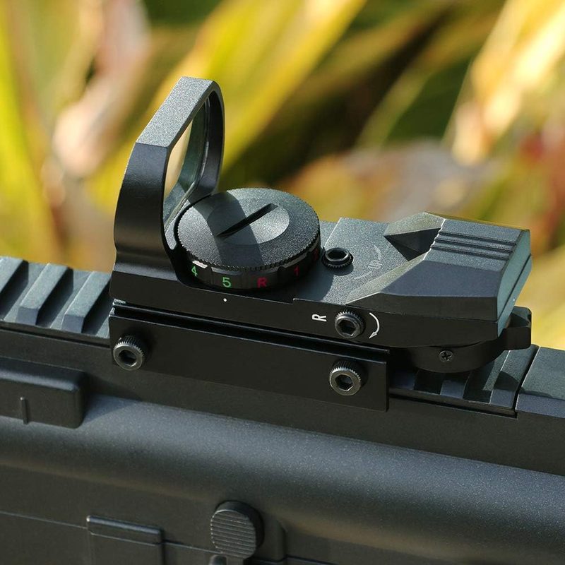 Feyachi Reflex Sight — 4 Reticle Red & Green