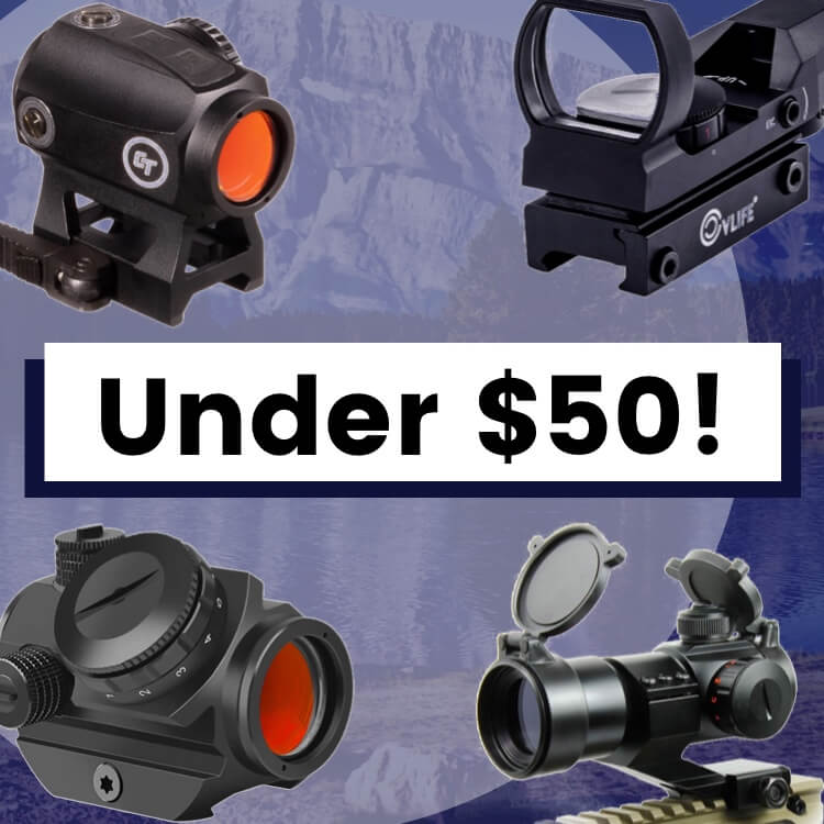 Best red dot sights under $50