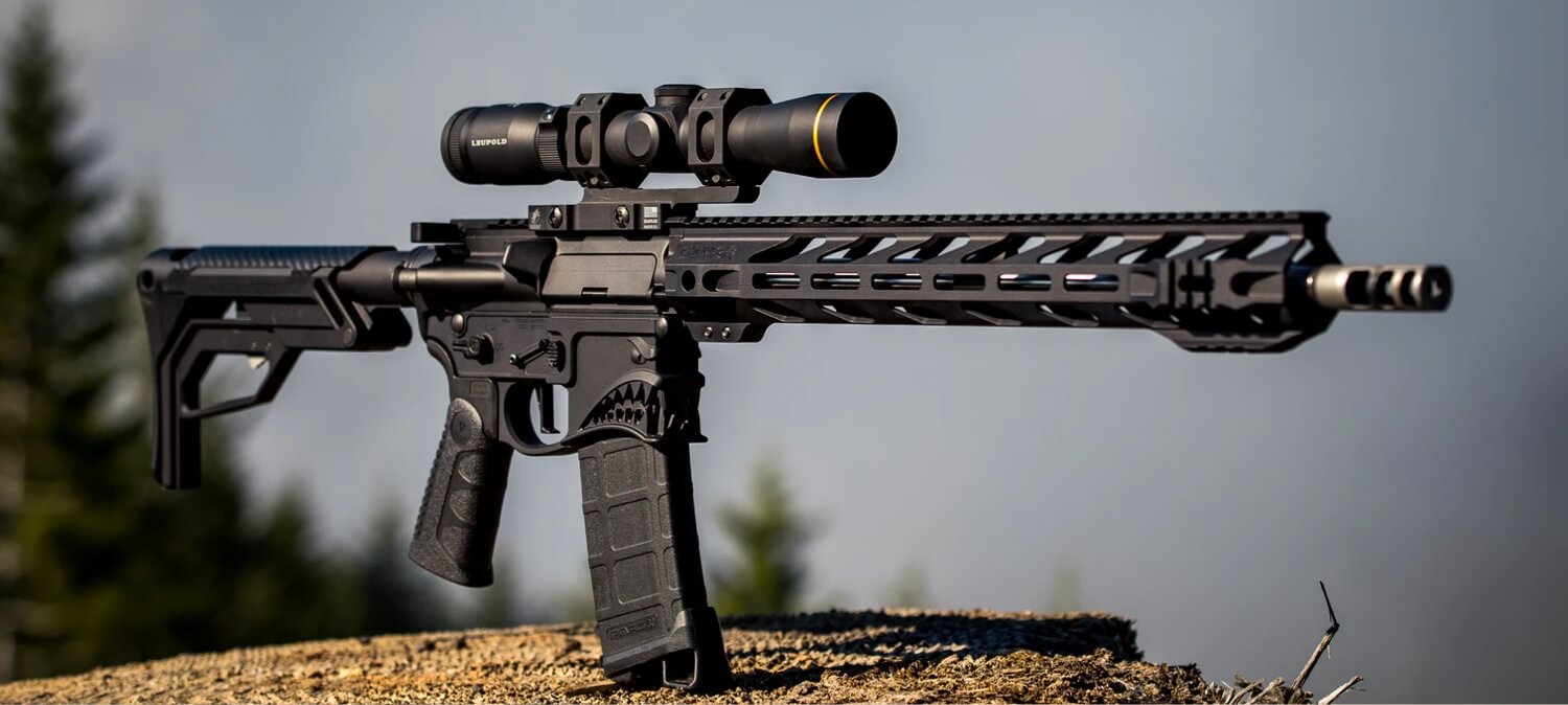 Picatinny Rail Riser on AR-15