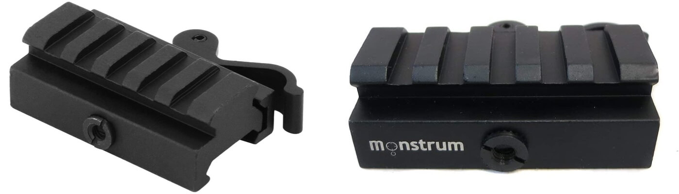 Monstrum compact quick release Picatinny riser
