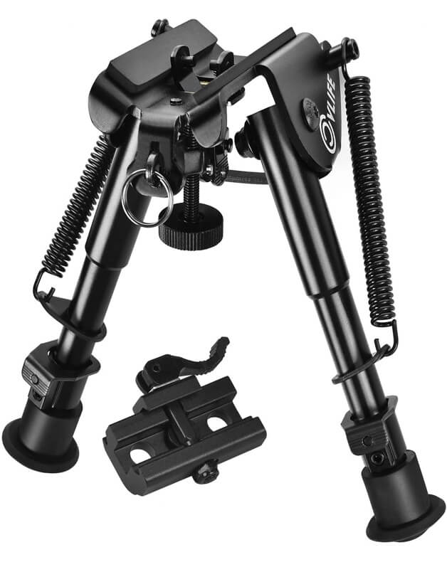 AR-15 bipod with quick-release for picatinny rail