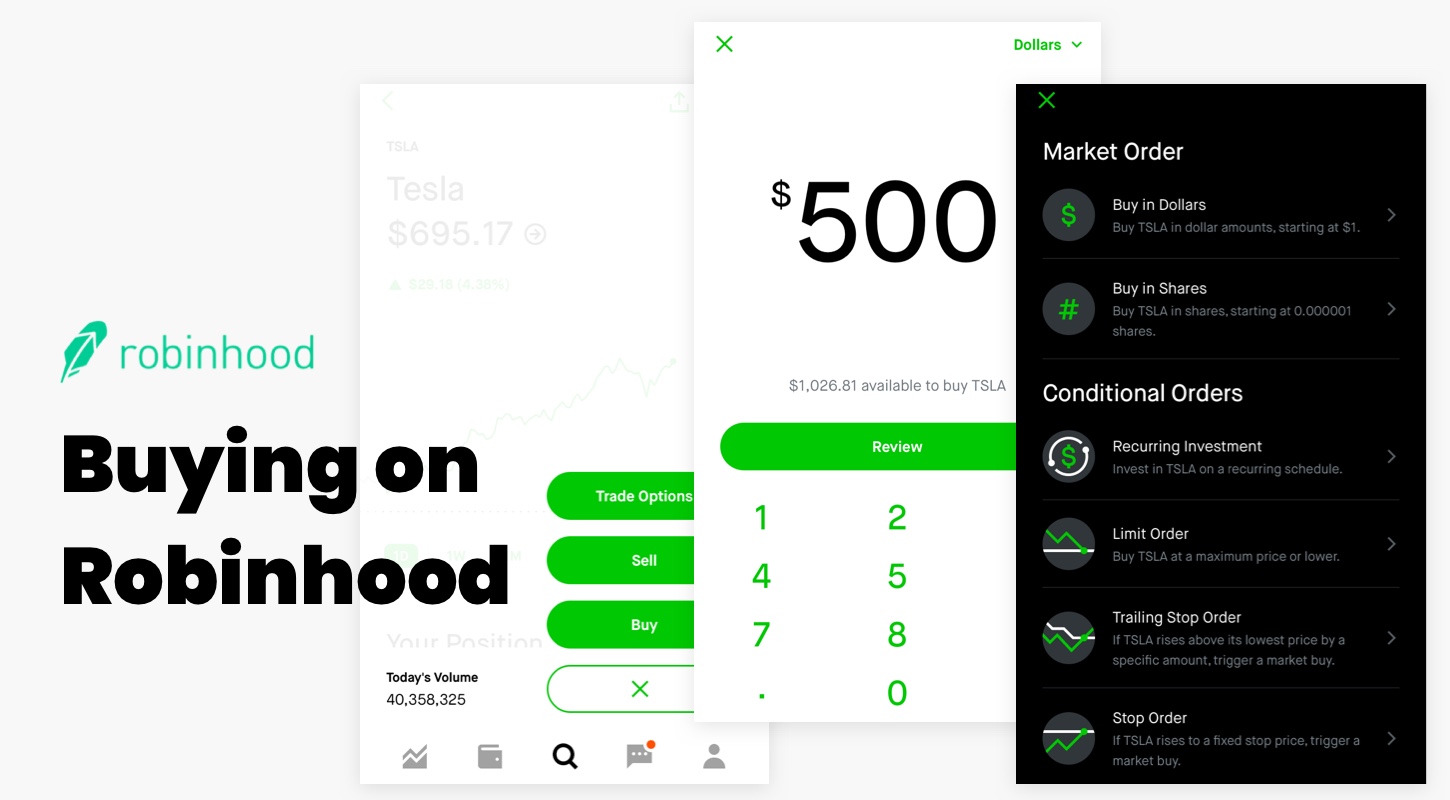 Buying shares on Robinhood